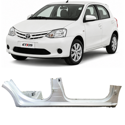 Soleira Direita Etios Hatch 2012 2013 2014 a 2020 2021 Prata