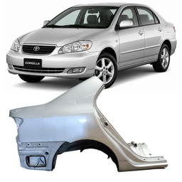 Lateral Direita Corolla 2003 2004 2005 2006 2007 2008 Prata