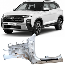 Caixa Roda Esquerda New Creta 2022 2023 2024 2025 Branco
