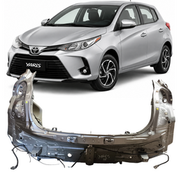 Painel Traseiro Yaris Hatch 2019 2020 a 2024 2025 Cinza