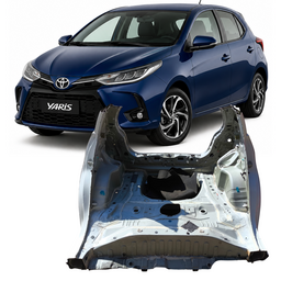 Caixote Yaris Hatch 2019 2020 a  2024 2025 Branco DETALHE