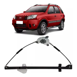 Máquina de Vidro Porta Dianteira Esquer EcoSport 03 a 12 Elé