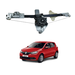 Máquina Vidro Porta Dianteira Di Sandero 15/ Logan 14/24 Elé