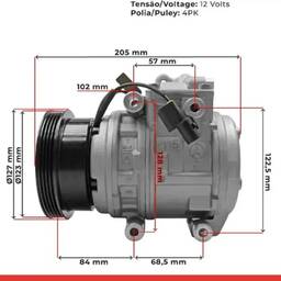 COMPRESSOR AR TUCSON 2005 A 2014 SPORTAGE 2008 A 2010 2.0 16