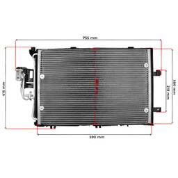 CONDENSADOR A/C CHEVROLET CORSA 1.4 1.8 MONTANA 03-11 DENSUL
