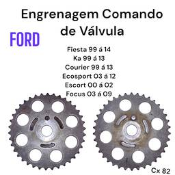 Polia Engrenagem Comando Valvula Fiesta Ecosport Courier 