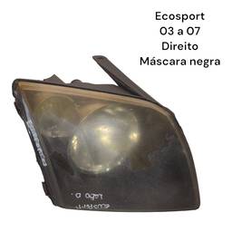 Farol Direito Ecosport 2003 a 2007 Pisca Cristal