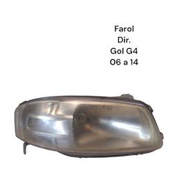 Farol Direito Gol Saveiro Parati G4 Cromado