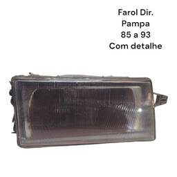 Farol Direito Del Rey Corcel Belina 2 Pampa 1978 a 1984 Com 