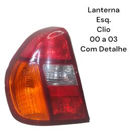 Lanterna Traseira Esquerda Clio Sedan 2000 2001 2002 a 2003