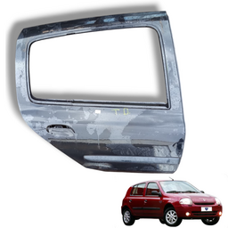 Porta Traseira Direita Clio 2000 2001 a 2012 C/DETALHE
