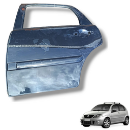 Porta Traseira Esquerda Citroen C3 2003 2004 a 2012