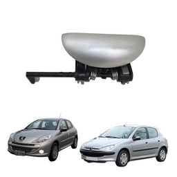 Maçaneta Ext. Traseira Esquerda Peugeot 206 207 1999 a 2015
