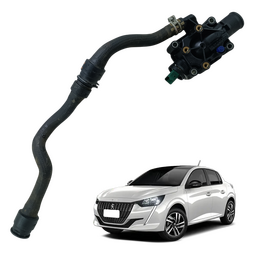 Carcaça Mangueira Valvula Termostatica Peugeot 208 1.6 20 24