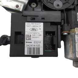 MÁQUINA DE VIDRO PORTA TRASEIRA DIREITA FOCUS 09 A 2013 ELÉ 