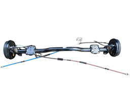 Eixo Traseiro Completo Fiat Nova Strada 2021-25  
