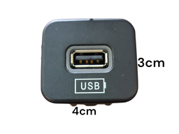 ENTRADA USB TRASEIRA ORIGINAL FIAT TORO 73577924