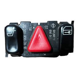 Botão Pisca Alerta / Trava Porta Mercedes W202 1994 a 2000