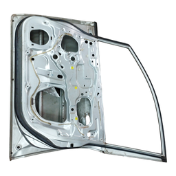 PORTA DIANTEIRA DIREITA FIT 2004 A 2008 PRATA  C/ DETALHE