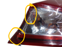 LANTERNA TRASEIRA DIREITA NEW FIESTA HATCH 13/2019 C/DETALHE