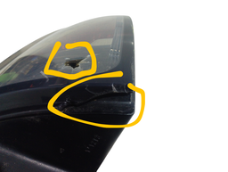 LANTERNA TRASEIRA ESQUERDA AIRCROSS C3 PICASSO 11/15 DETALHE