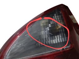 LANTERNA TRASEIRA DIREITA CELTA 2007/2015 CRISTAL C/DETALHE