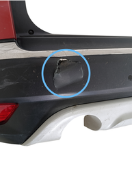 PARACHOQUE TRASEIRO CAPTUR 2018 A 2024 COMPLETO C/ DETALHE