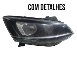 Farol Direito Fox Space 2015 a 2022 Friso Cromado C/DETALHE
