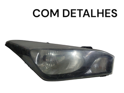 Farol Direito HB20 2013 a 2019 Máscara Negra C/DETALHE