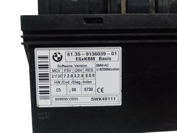 MODULO CONFORTO CONTROLE BMW SERIE 5 E60 535I 2008 313603901