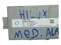 MODULO CENTRAL ALARME HILUX 2016 A 2020 8598A0K010