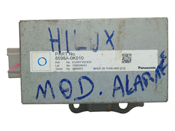 MODULO CENTRAL ALARME HILUX 2016 A 2020 8598A0K010