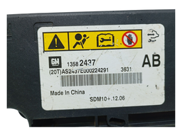 MODULO AIR BAG CHEVROLET CRUZE 1.8 2012 A 2016 13582437