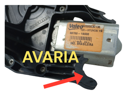 MOTOR LIMPADOR TRASEIRO HB20 HATCH 2013 A 2019 987001S000