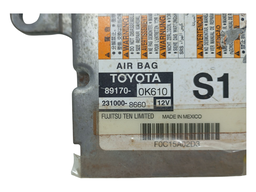 MODULO AIR BAG HILUX SW4 SRV 2016 A 2021 891700K610