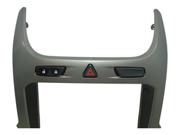 MOLDURA CENTRAL PAINEL COBALT 2012 A 2016 CINZA 52061081