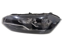 FAROL ESQUERDO POLO VIRTUS 2018/22 MASCA NEGRA FRISO CROMADO