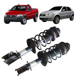 Par Amortecedor Dianteiro Original Fiat Palio Strada Working