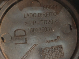 TAMPA FAROL MILHA LD ORIGINAL FIAT UNO VIVACE 100235037 