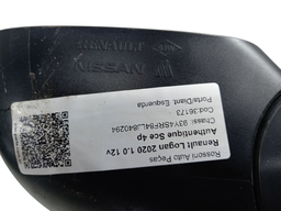 RETROVISOR ESQUERDO SANDERO 15/19 LOGAN 14/19 MANUAL S/PISCA