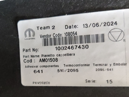 TAMPÃO BAGAGITO PORTA MALAS ORIGINAL FIAT CRONOS 100246743