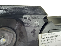  RETROVISOR ESQUERDO RAMPAGE 2024 2025 2026/ CAPA RISCADA