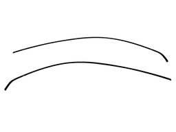 PAR FRISO CROMADO TETO CAPTIVA 2008 2009 A 2017