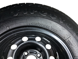 RODA FERRO FIESTA KA ARO 14 C/PNEU FIRESTONE 185/70 MEIA VID