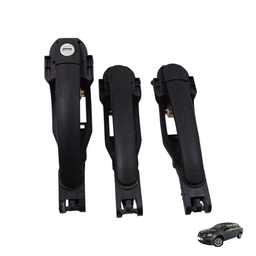 Kit 3 Maçaneta Externa Volkswagen Voyage 2019 DD TE TD