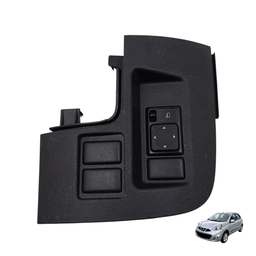 Moldura Botão Comando Retrovisor Nissan March Versa 2015/20