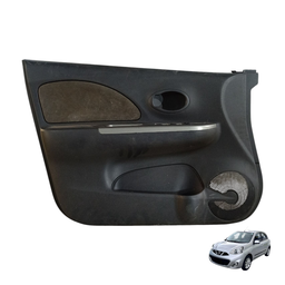 Forro Porta Dianteira Esquerda Nissan March 2012 à 2020