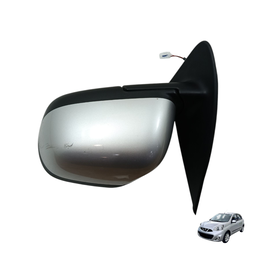 Retrovisor Esquerdo Elétrico Nissan March 2012 à 2020