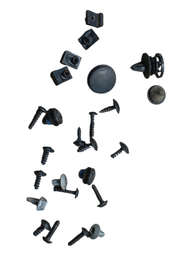 KIT PARAFUSOS E GRAMPO PORTA SAVEIRO 2009 A 2025 G5 A G8