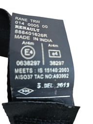 CINTO DE SEGURANÇA TRASEIRO DIREITO RENAULT DUSTER 1.6 2012 